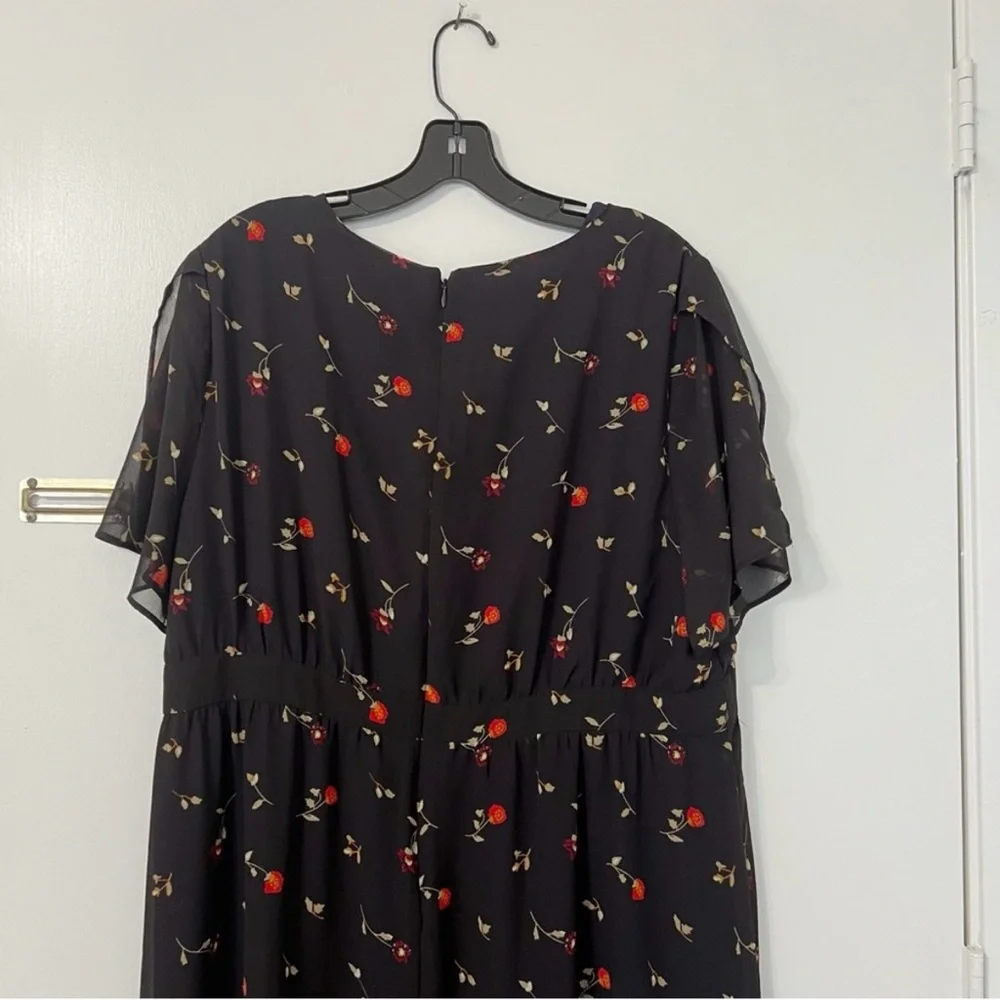 Madewell Black and Red Maxi Dress - Picture 8 of 11